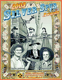 6th Annual Souvenir Program Book from the 2003 Silver Spur Awards Show